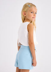 Blusa Crop Top Con Detalle Crudo Mayoral espalda