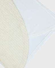 Blusa Detalle Tejido Pecho Marfil Detalle