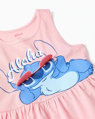 Blusa Interactiva Aloha Stitch Rosa Zippy detalle