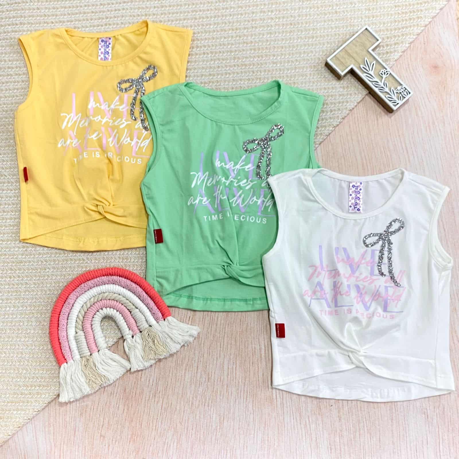 Blusa Moño Brillo Color Surtido