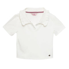 Blusa Tipo Polo Beige