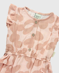 Body Para Bebé Niña Estampado Flores Bolero Detalle