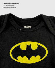 Body Estampado Batman Negro Superheroe