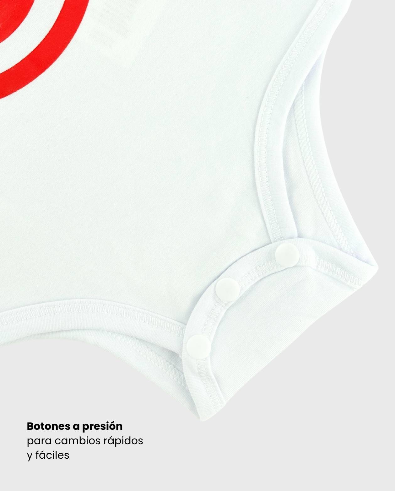 Body Estampado Capitán America Blanco Botones