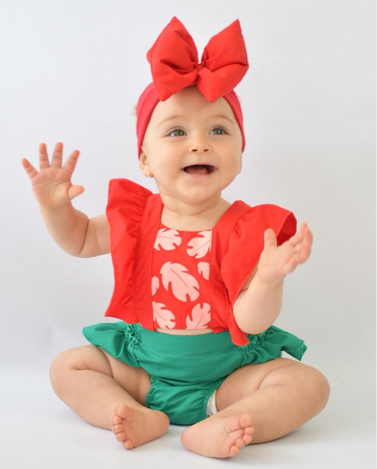 Body Boleros Con Balaca Lilo Niñas