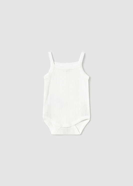 Body Tirantes Calado Blanco Mayoral