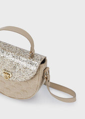 Bolso Glitter Beige Mayoral detalle