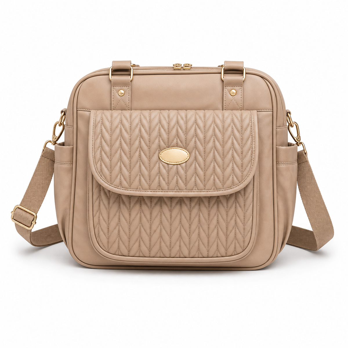 Bolso Pañalera Baby Sky Sintetico CAFE