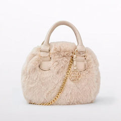 Bolso Pelo Beige Abel & Lula