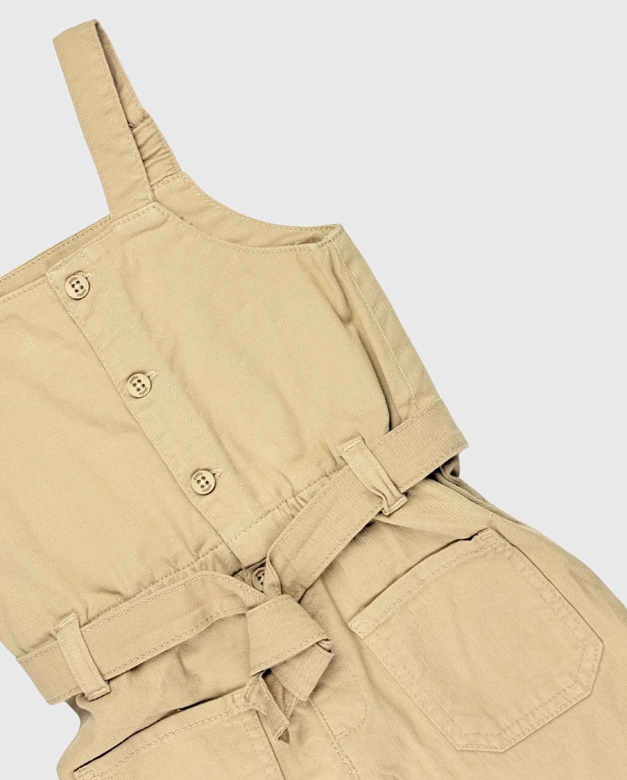 Braga Pantalón Cinturon Camel Detalle