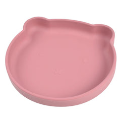 Plato En Silicona Silueta Teddy Rosa