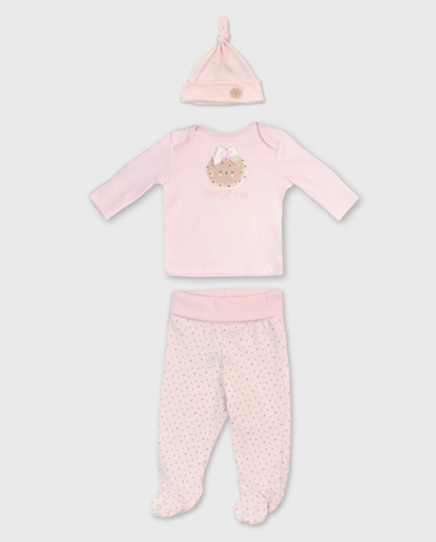 Set de Pijama Puntos Galleta Pink