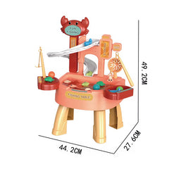 Juguete Mesa De Juegos Con Agua Peces Medidas