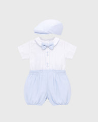 Conjunto Ceremonia Boina y Moño Azul