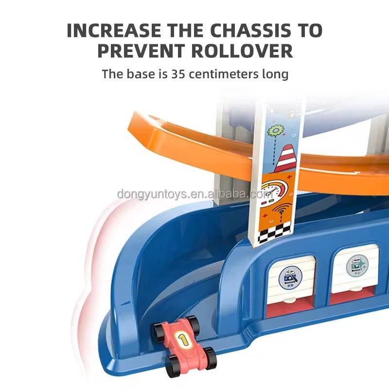 Juguete Para Niños Torre Parking Carros Diversión 