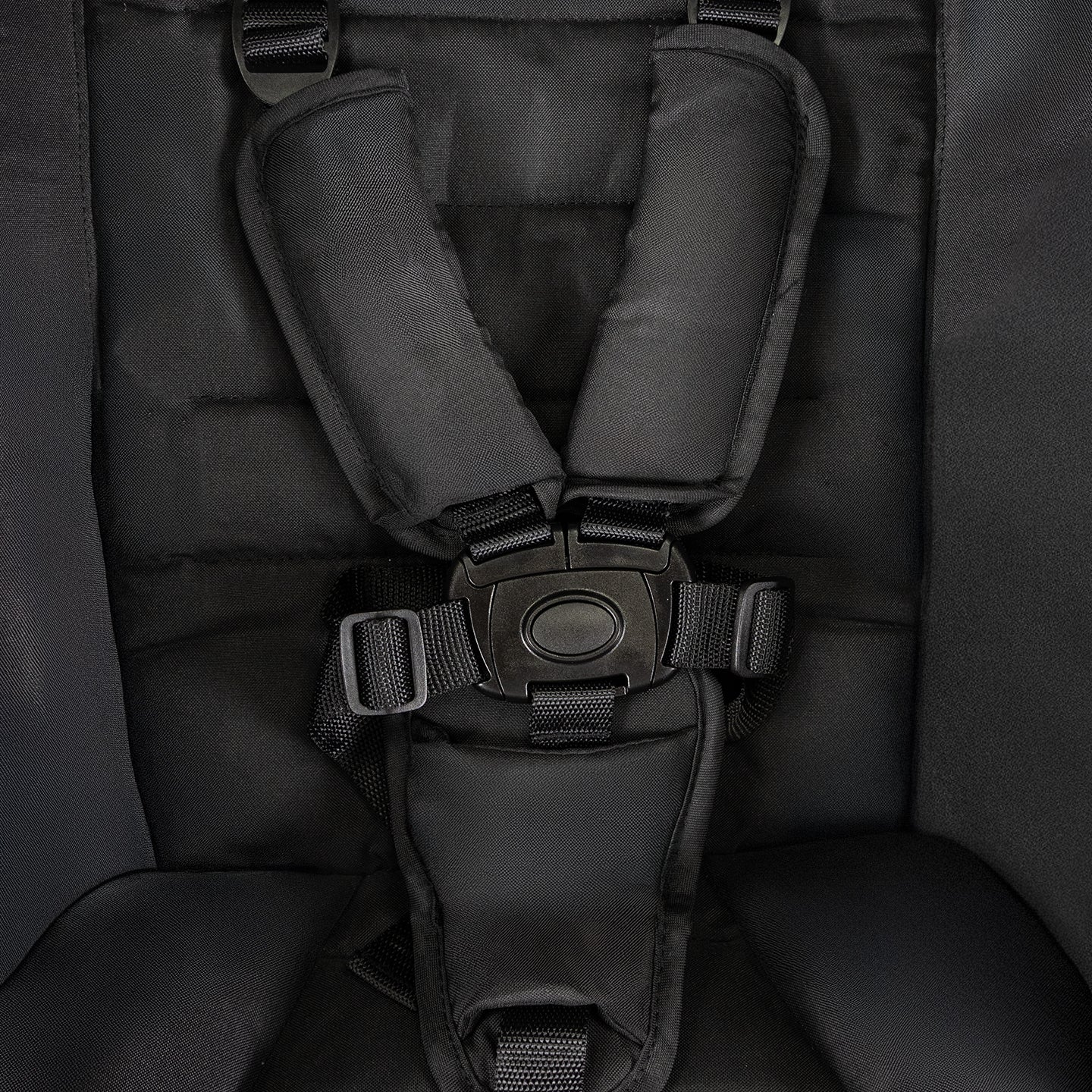 Coche Compacto Nano Premium Negro Bebesit cinturon
