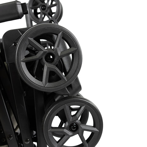 Coche Compacto Nano Premium Negro Bebesit ruedas