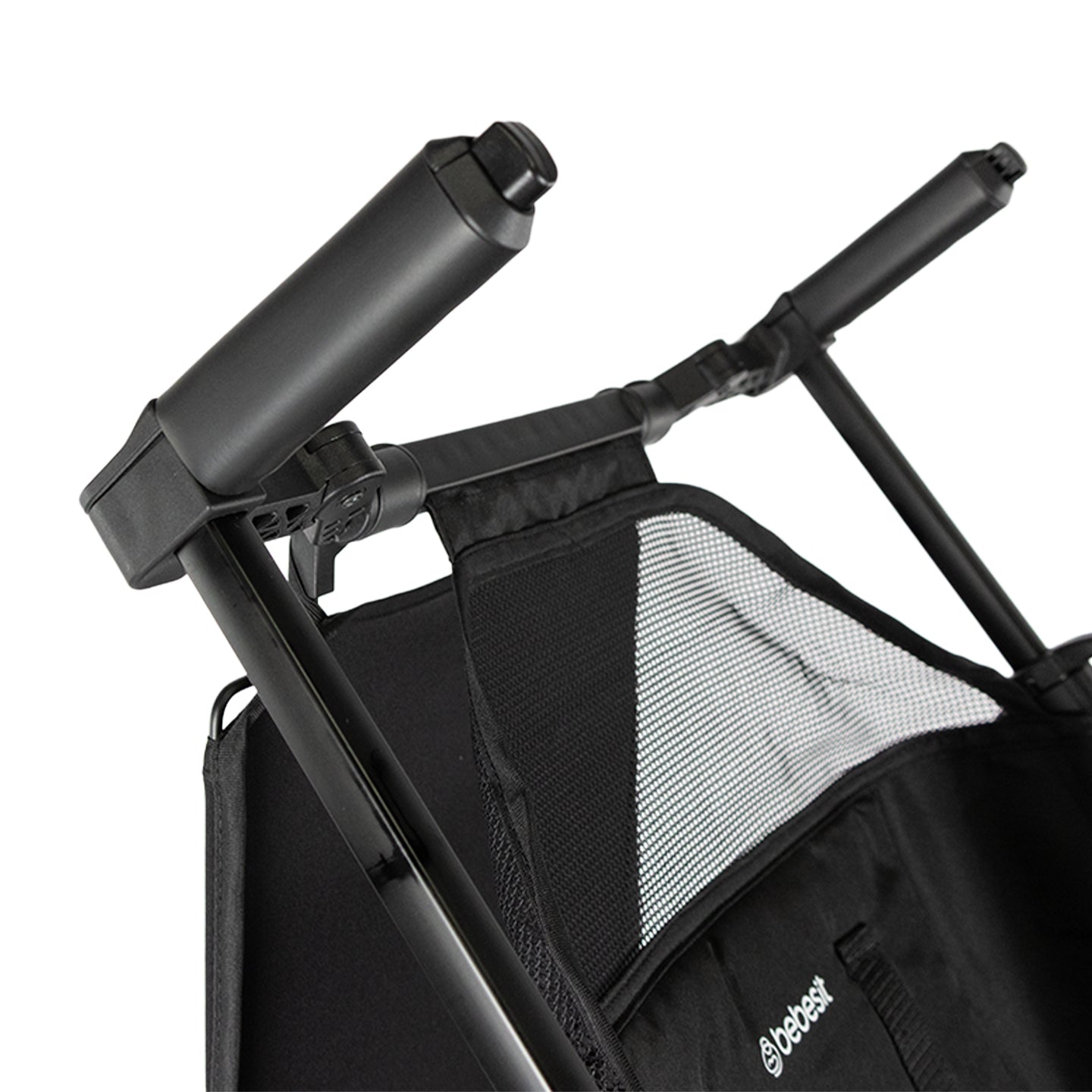 Coche Compacto Nano Premium Negro Bebesit mango detalle