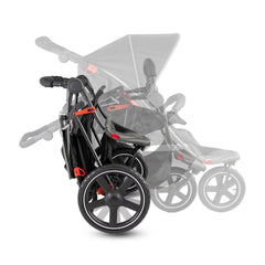 Coche Jogger Marathon Negro Premium cierre