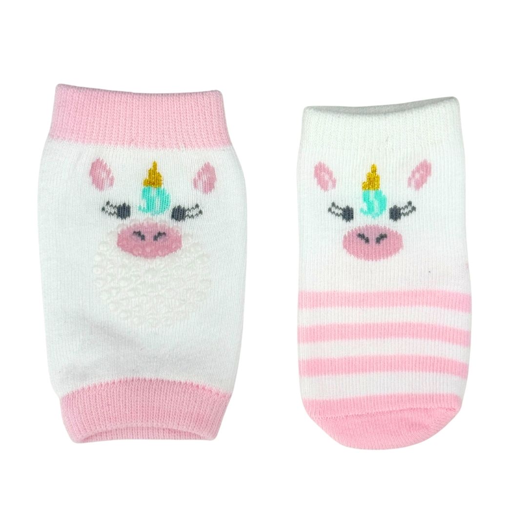 Rodilleras Con Medias Antideslizantes Animales Unicornio