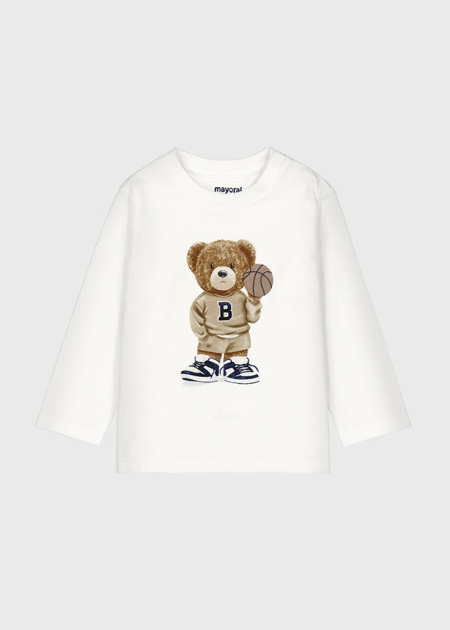 Camiseta Estampado Oso Mayoral