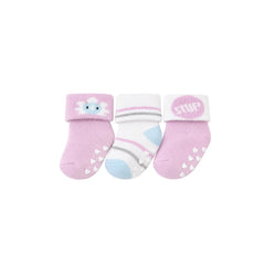 Set 3 Pares Doblez Estampado