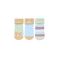 Set 3 Pares Larga Doblez Estampado
