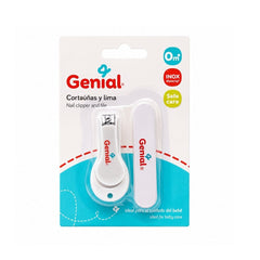 Set Cortaúñas y Lima Blanco Genial USO