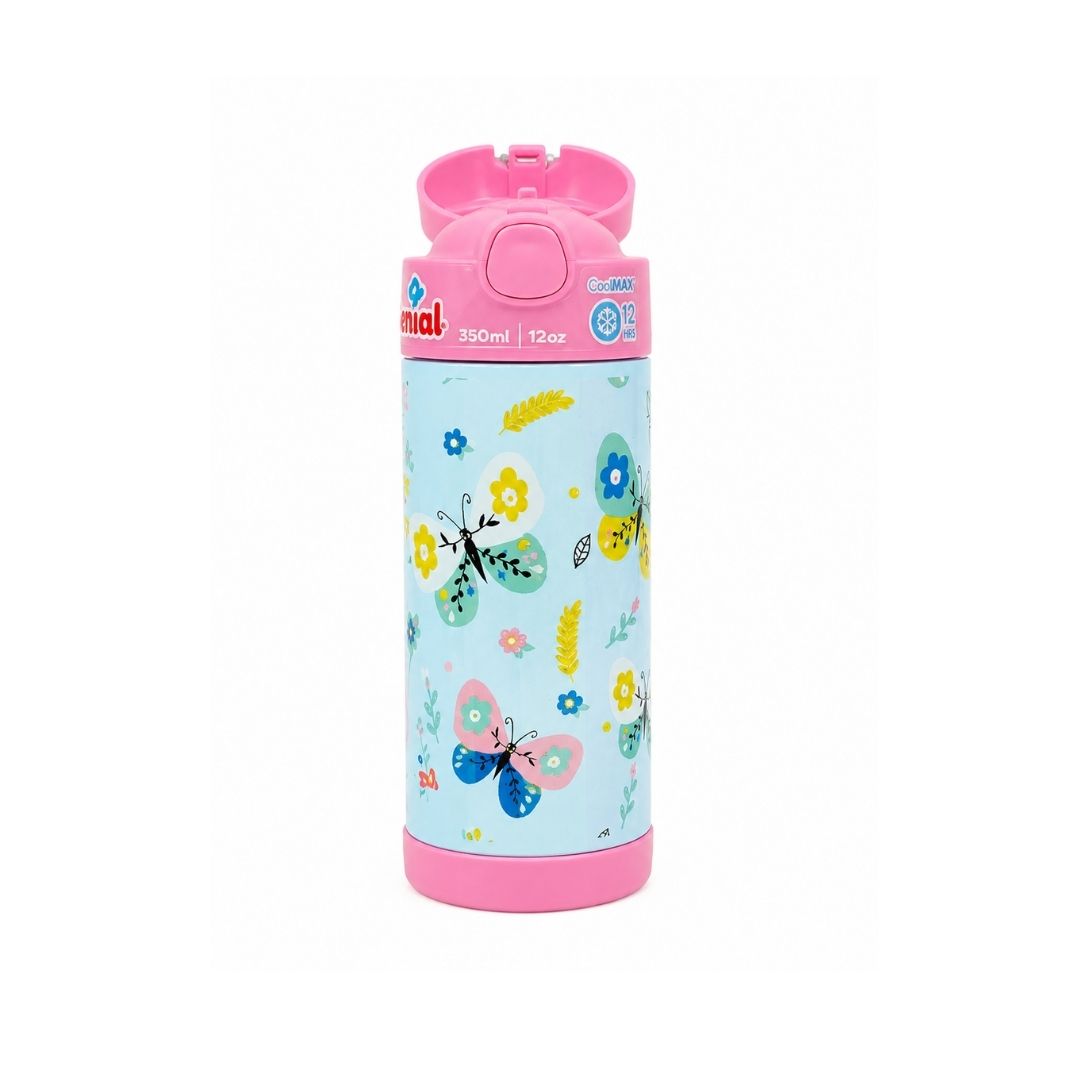 Termo Pitillo Térmico En Acero Inoxidable Estampado Genial ROSA
