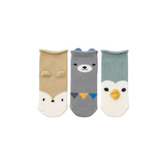 Set 3 Pares De Medias Animales Niño