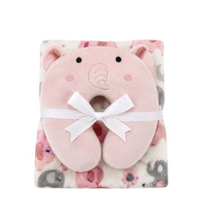 Cobija Con Almohada Cuello Elefante