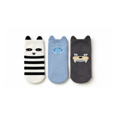 Set 3 Pares De Medias Animales Niño