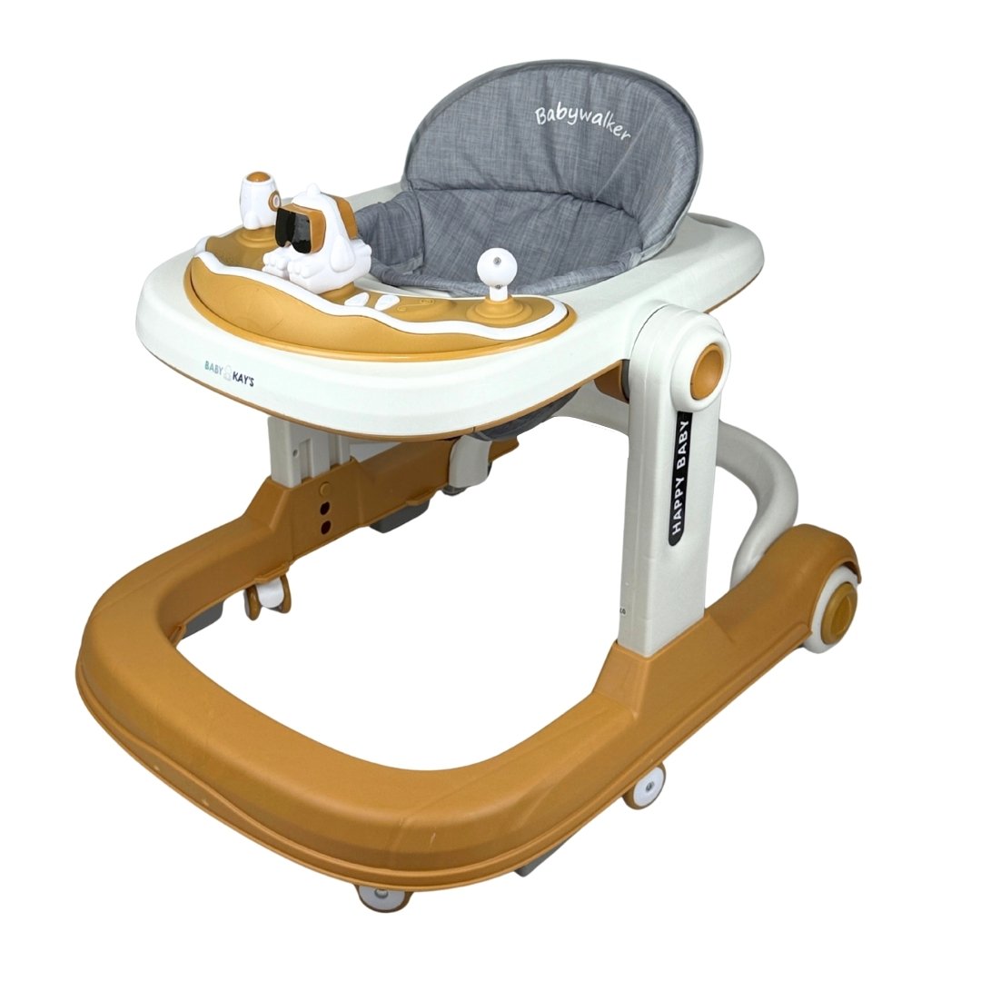 Caminador 2 en 1 Astronauta Café Baby Kays