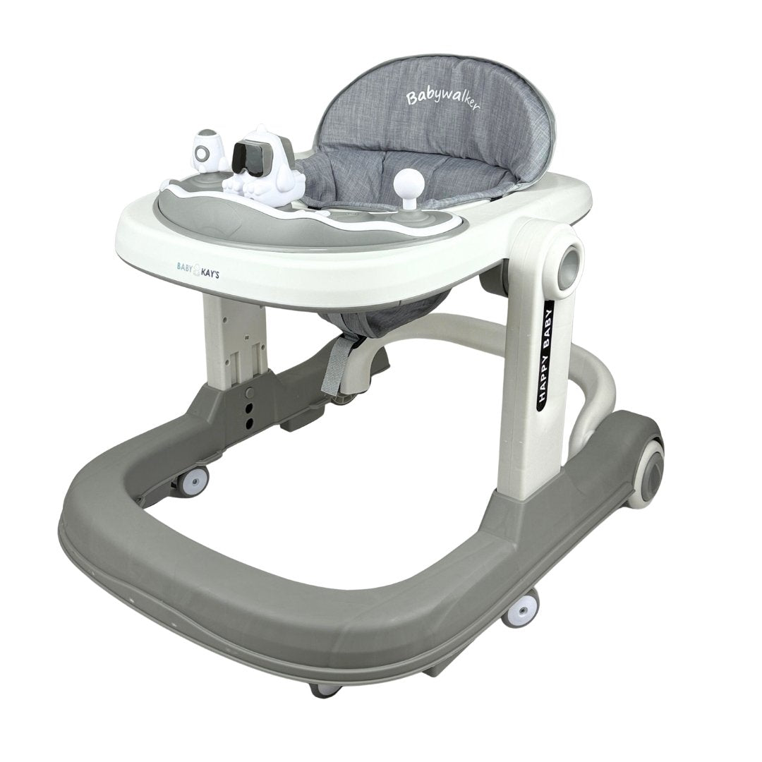 Caminador 2 en 1 Astronauta Gris Baby Kays