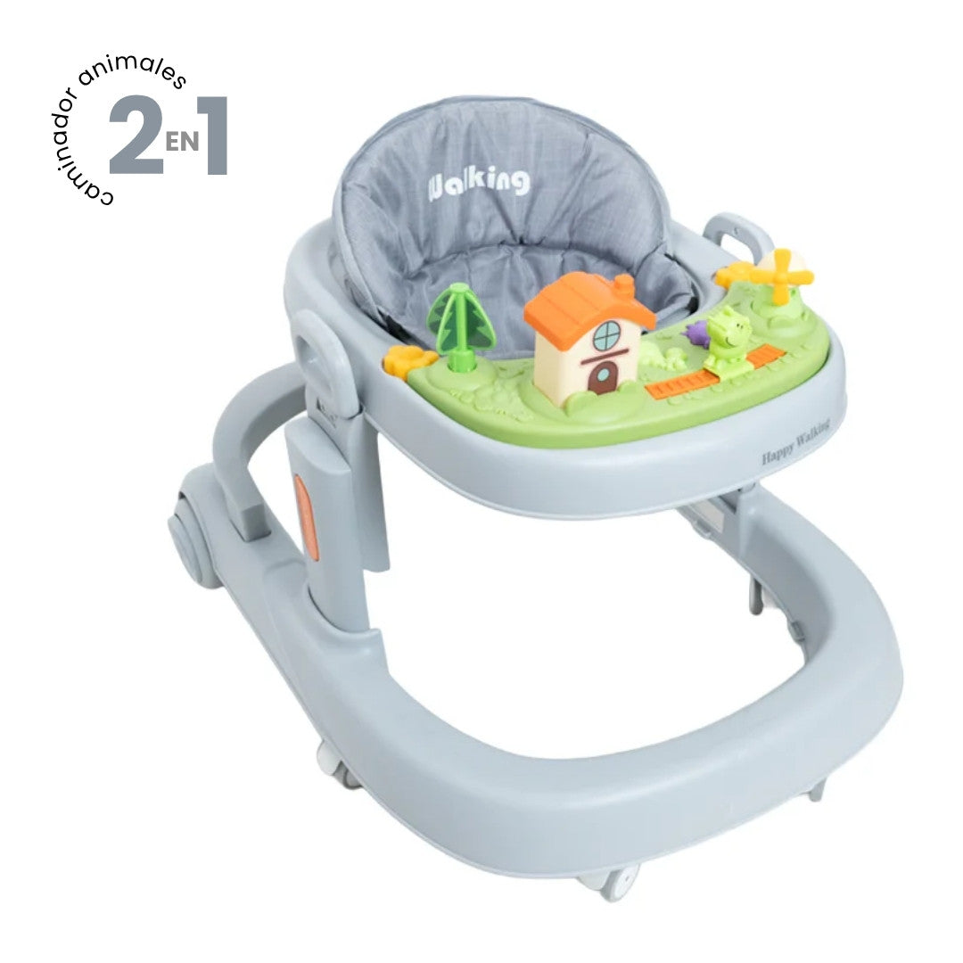 Caminador Mesa Didáctica Animales 2 En 1 Detalles