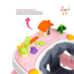 Caminador Mesa Didáctica Animales 2 En 1 Interactiva