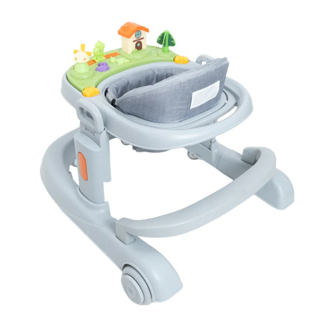 Caminador Mesa Didáctica Animales 2 En 1 Gris