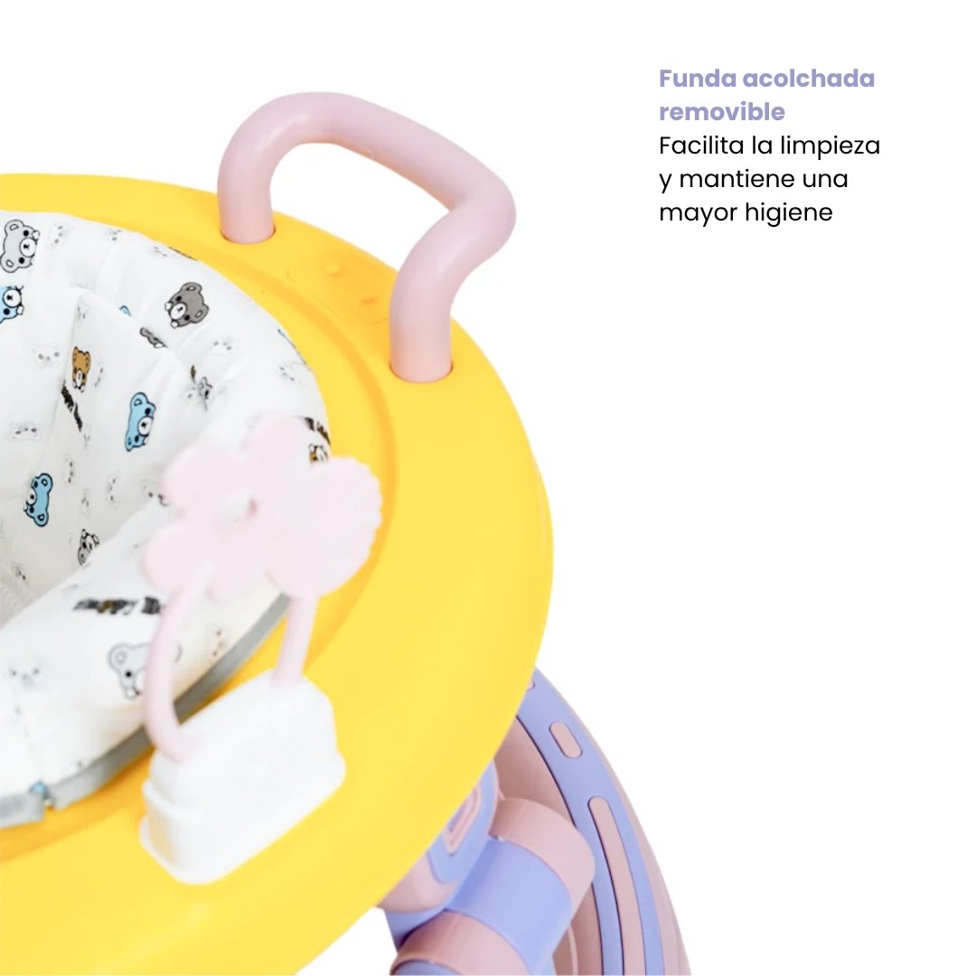 Caminador Redondo Estampado Osos Detalles