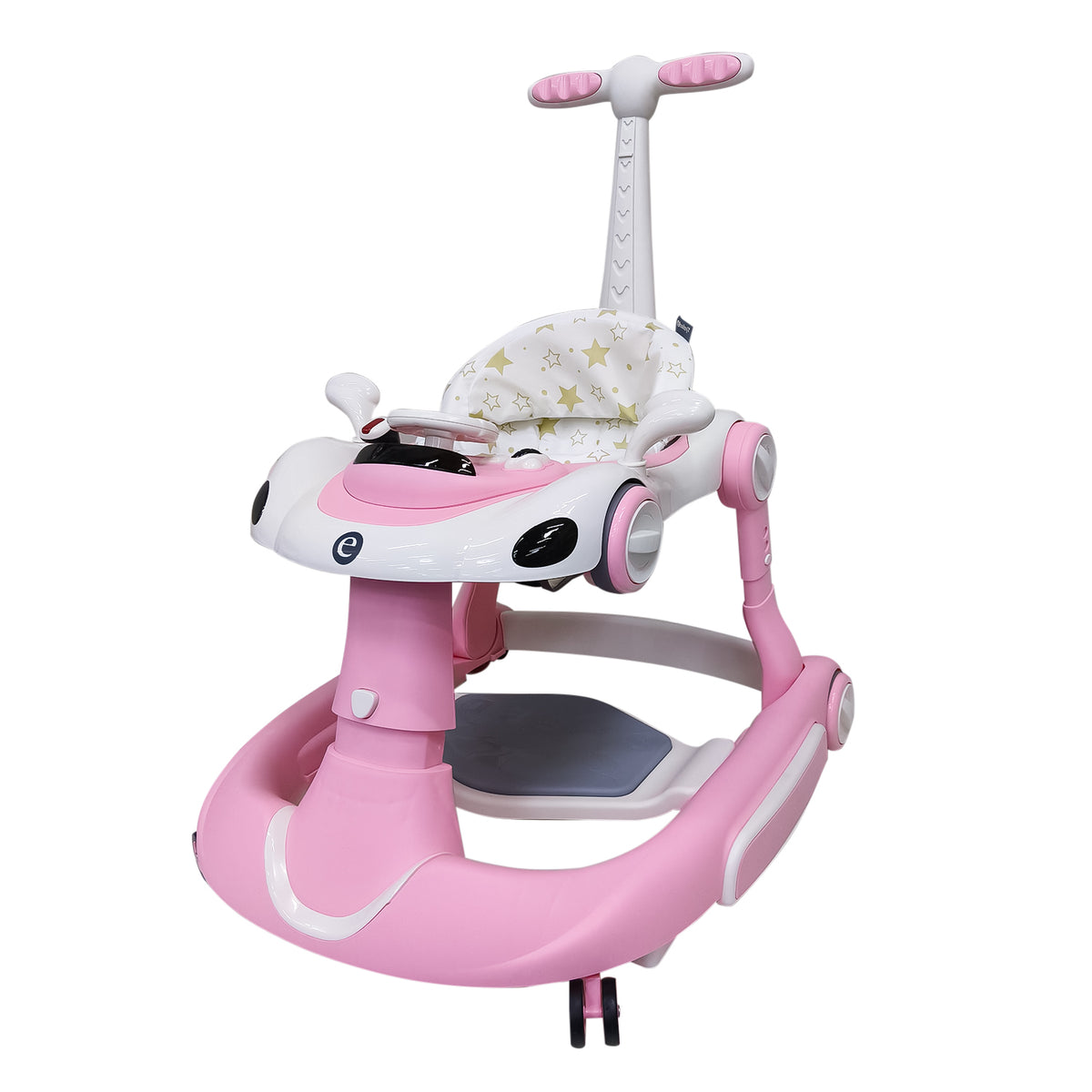 Caminador Didactico Andador Carro Drum Rosa Ebaby