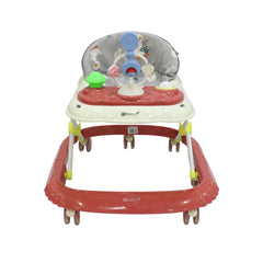 Caminador Interactivo Cristal Rosa Ebaby frontal