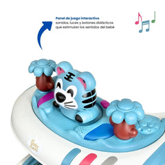 Caminador para Bebé Musical Tigre Azul Blue