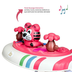 Caminador para Bebé Musical Tigre Rojo Didáctico 