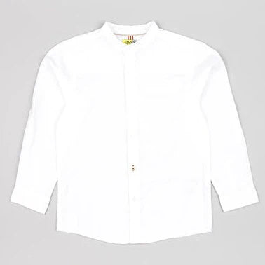 Camisa Manga Larga Lino Blanco Losan