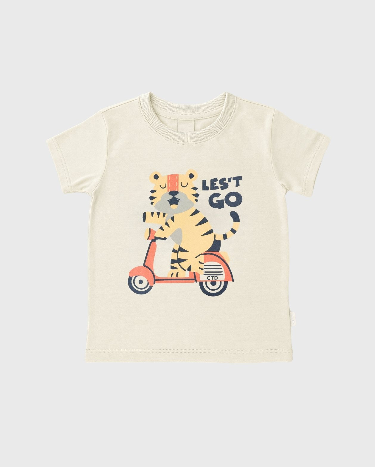 Camiseta Estampado Tigre Beige