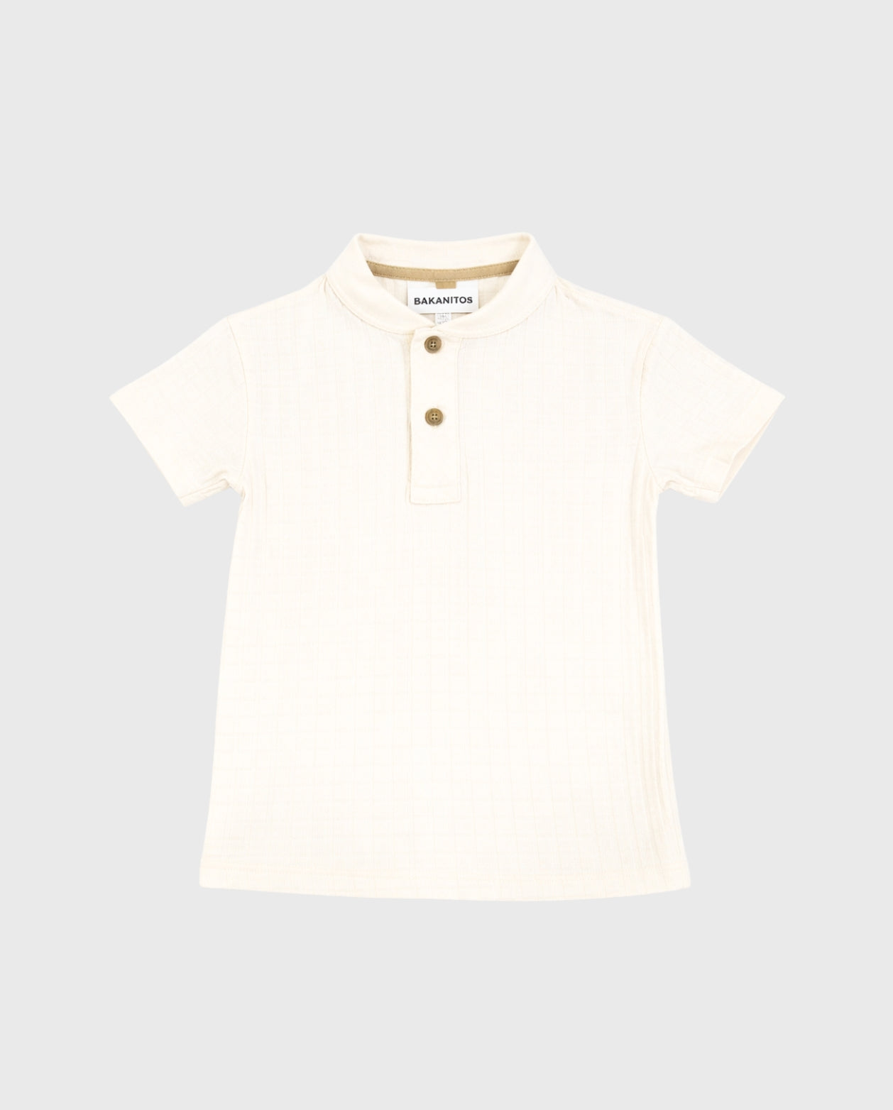 Camiseta Cuello Mao Acanalada