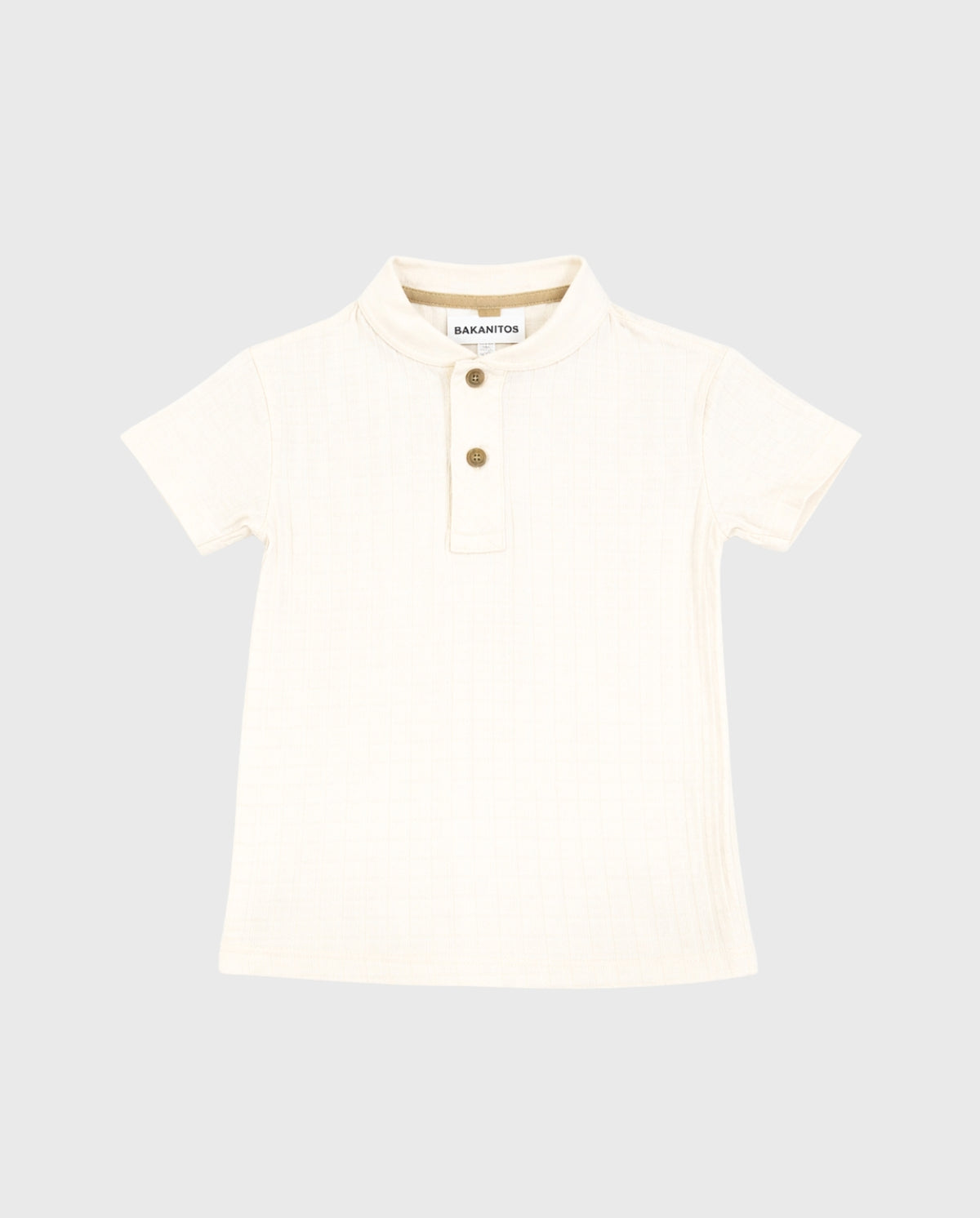 Camiseta Cuello Mao Acanalada