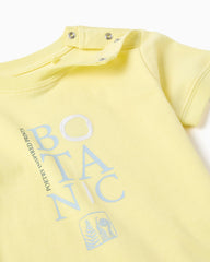 Camiseta Estampado Botanic Amarillo Zippy  detalle