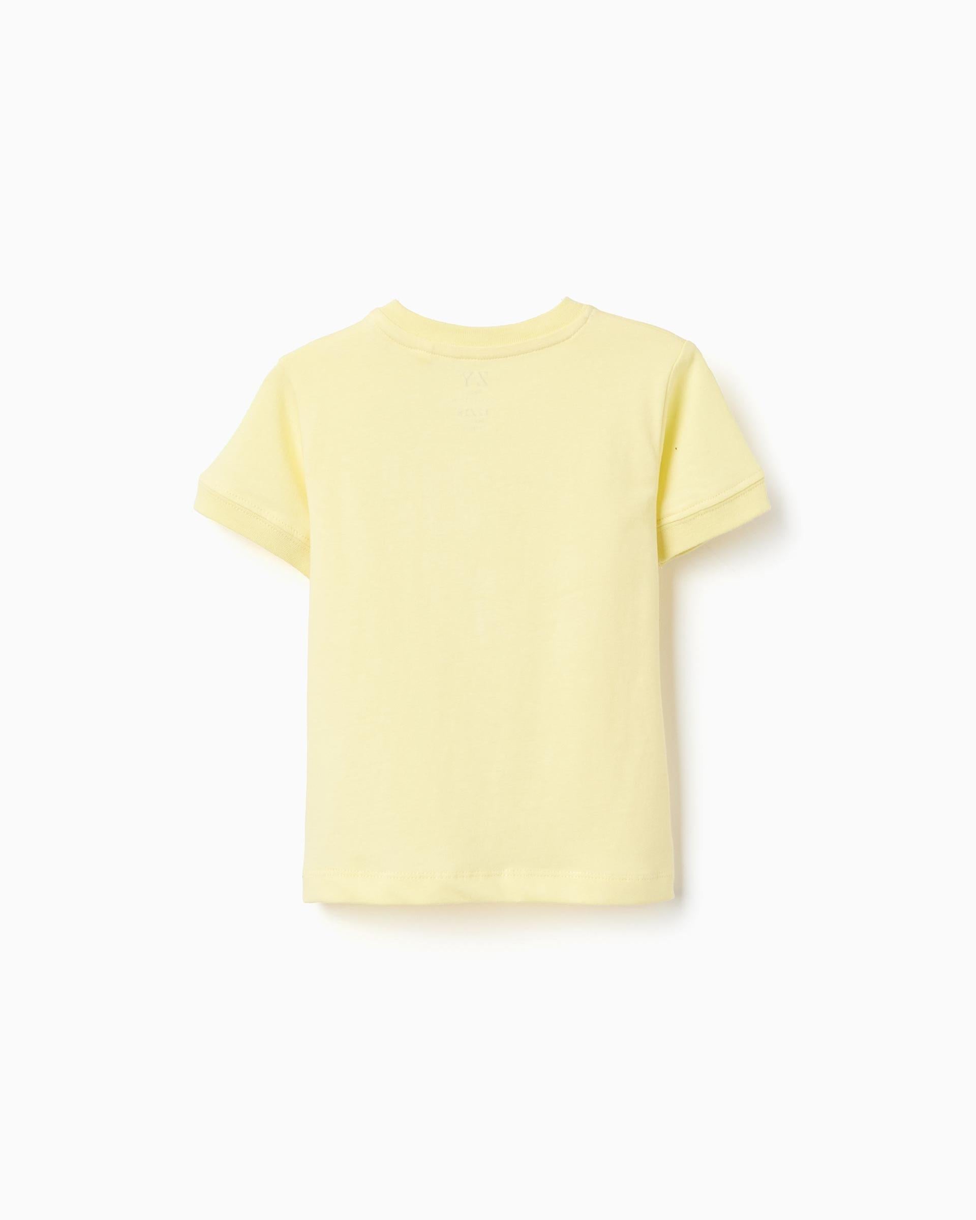Camiseta Estampado Botanic Amarillo Zippy diseño