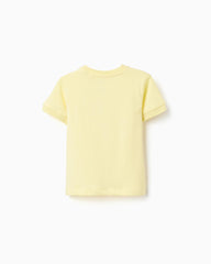 Camiseta Estampado Botanic Amarillo Zippy diseño