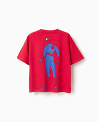 Camiseta Estampado Espalda Spider-Man Rojo Zippy diseño
